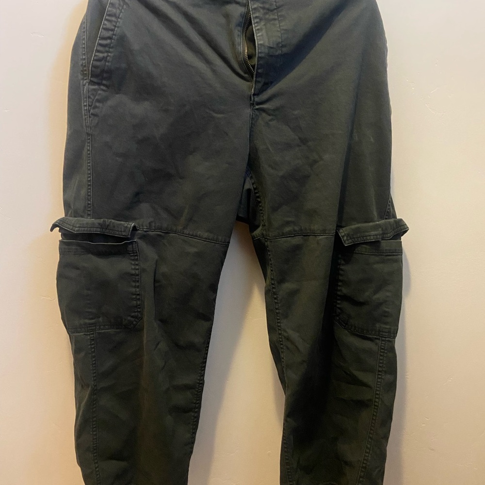 High rise balloon cargo pants